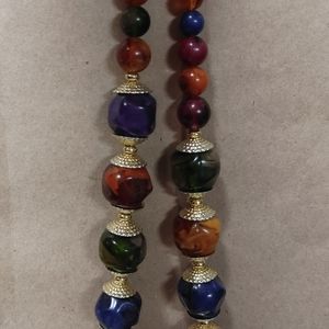 Vintage Retro Big bead Necklace L🙂🙂k